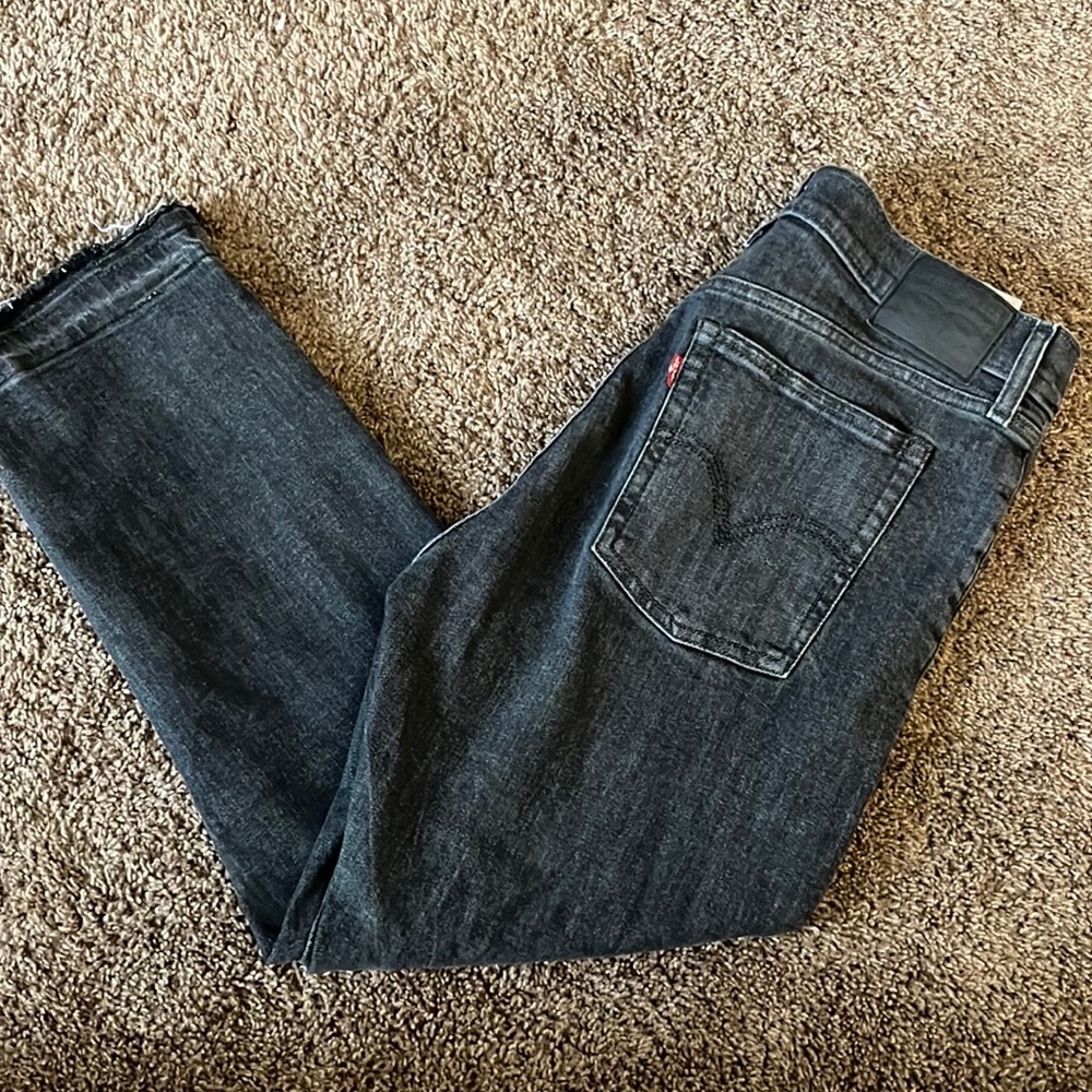Levi’s Wedgie Straight - Washed Black